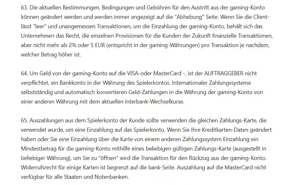 Parik24 Zahlungen – Einzahlung und Auszahlung